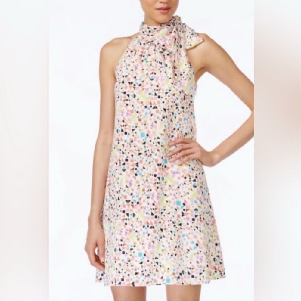CeCe Pink and Blue  Dress